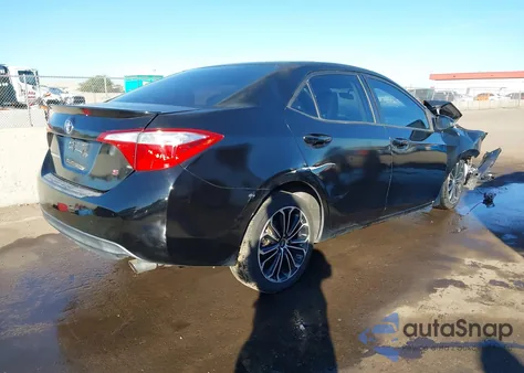 2014 Toyota Corolla S Plus from USA, damaged, VIN 5YFBURHE9EP123682